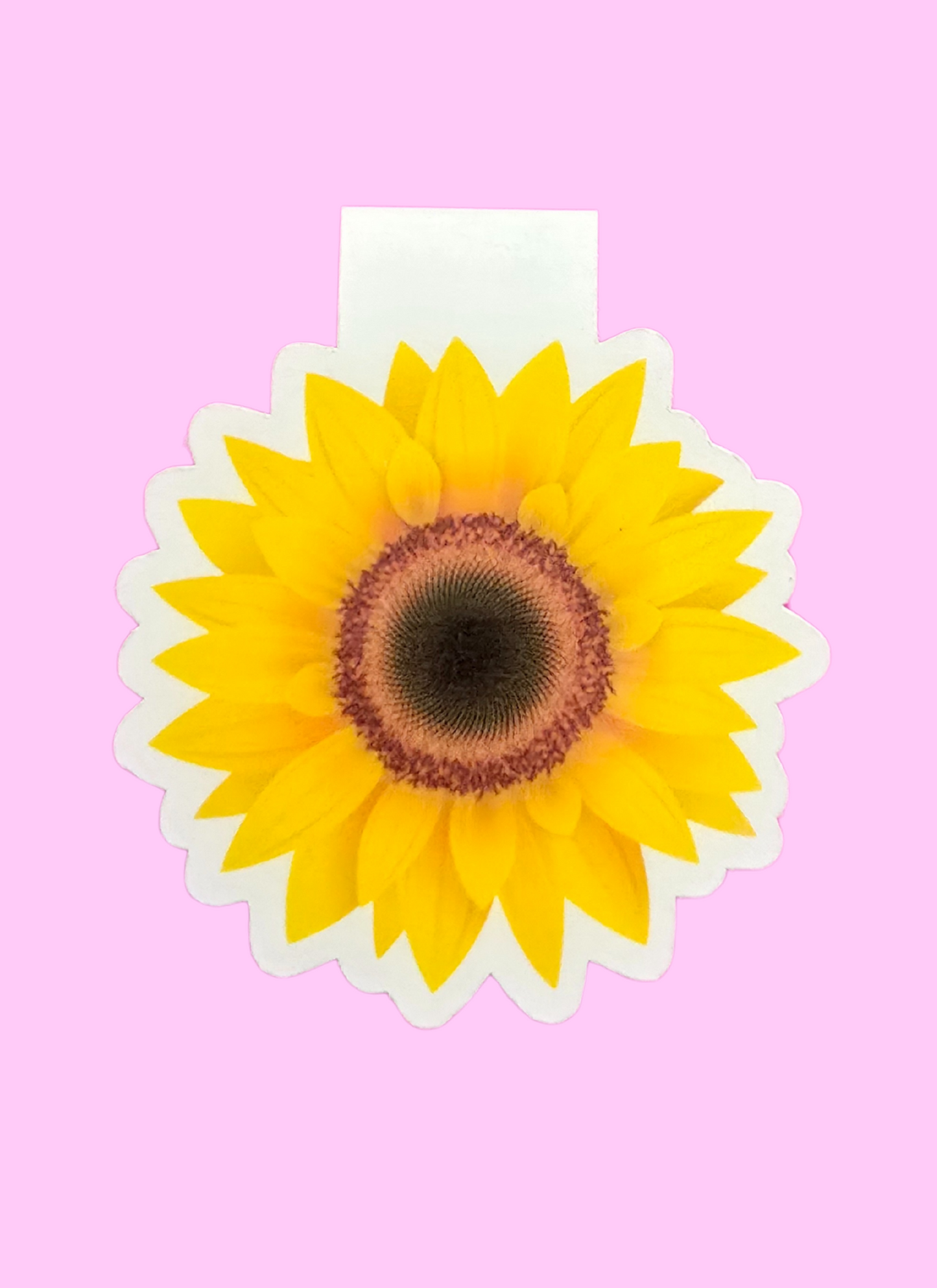 Sunflower Bloom Magnetic Bookmark