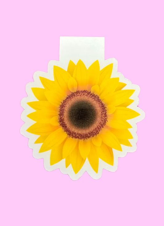 Sunflower Bloom Magnetic Bookmark